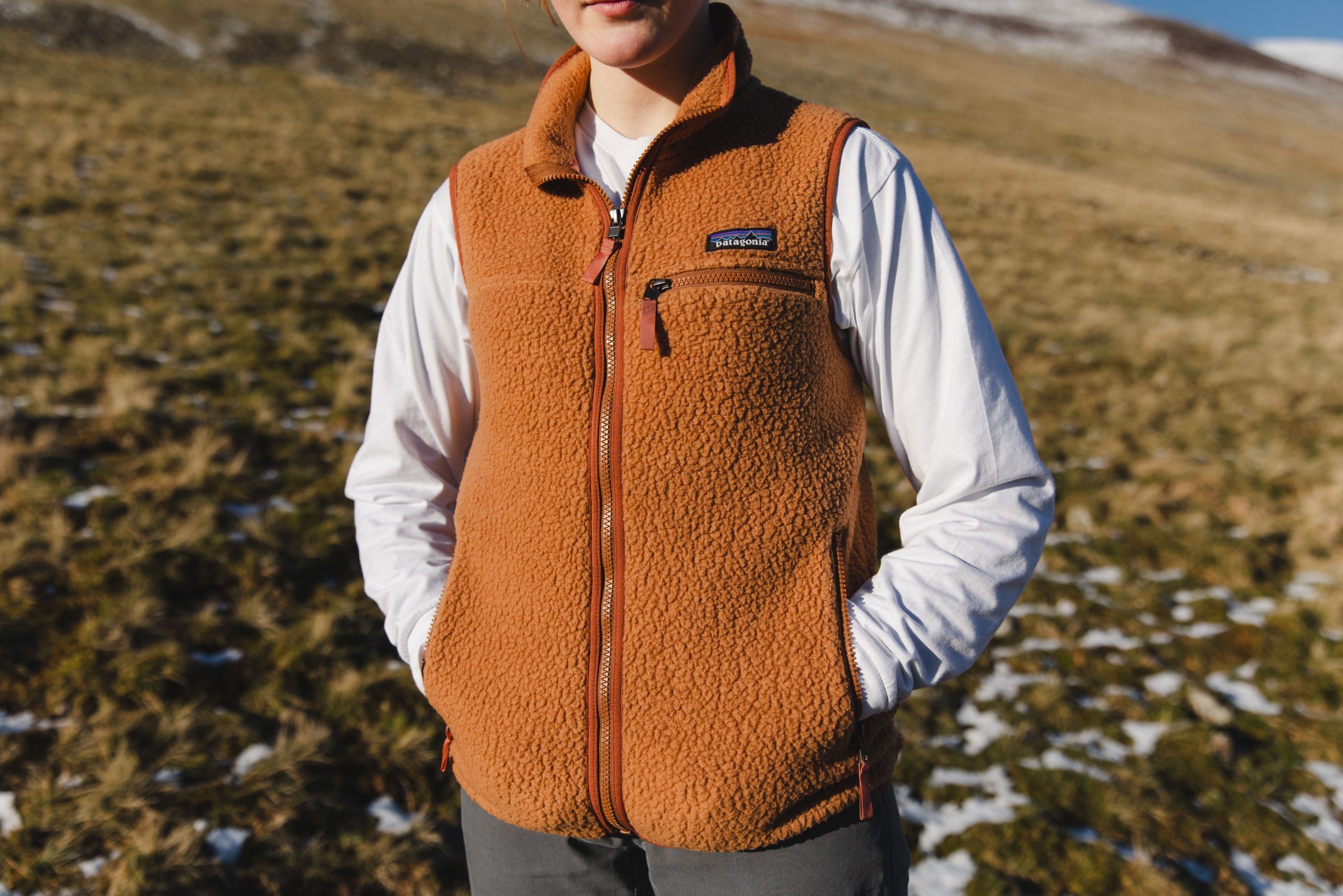Patagonia Retro Pile Fleece Vest (Deerskin Tan) - Image 6