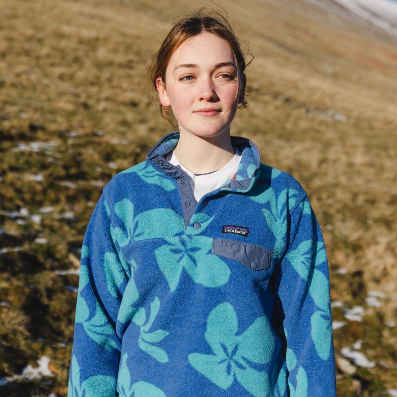 Patagonia Snap-T Synchilla Fleece (Blue Flowers)